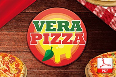 PDF - меню пиццерии "Vera pizza"