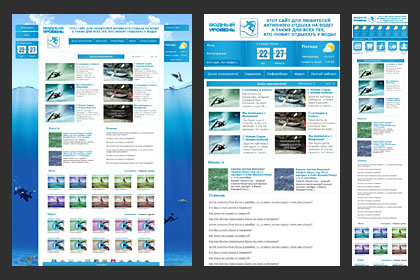 Адаптация сайта «Водный уровень»