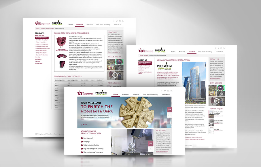 Создание сайта «VBM East» 